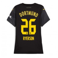 Fotballdrakt Dame Borussia Dortmund Julian Ryerson #26 Bortedrakt 2024-25 Kortermet